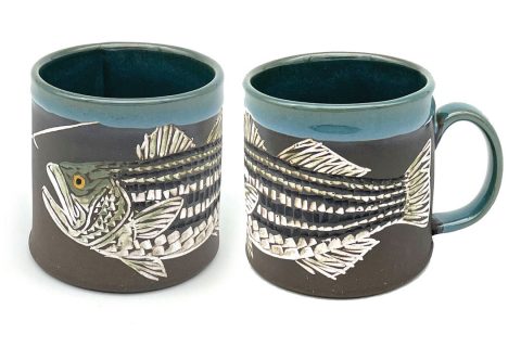 Amy Eldridge Striper Mugs