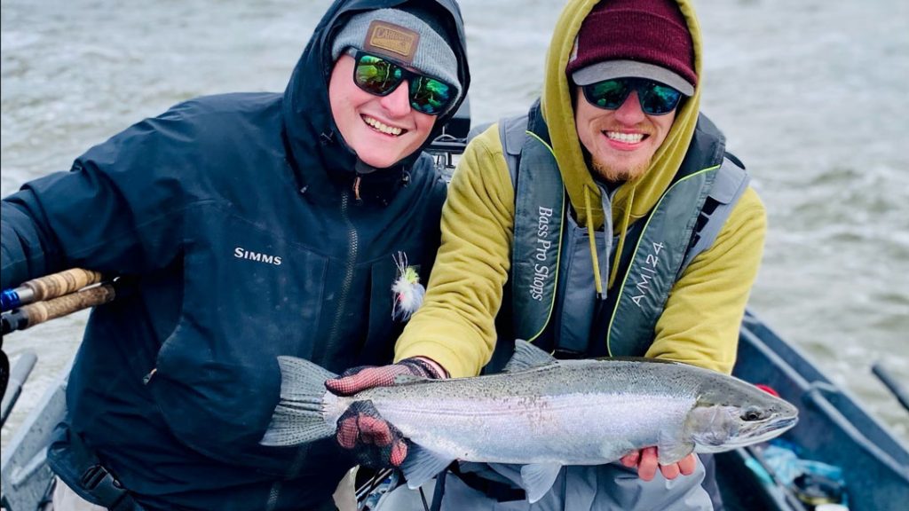 Jake R. and Josh M. steelhead