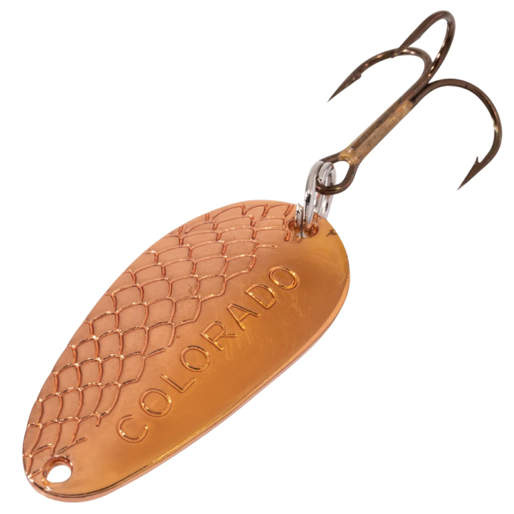 Acme Little Cleo 1/4 Oz Copper Spoon Fishing Light Spinning Lure