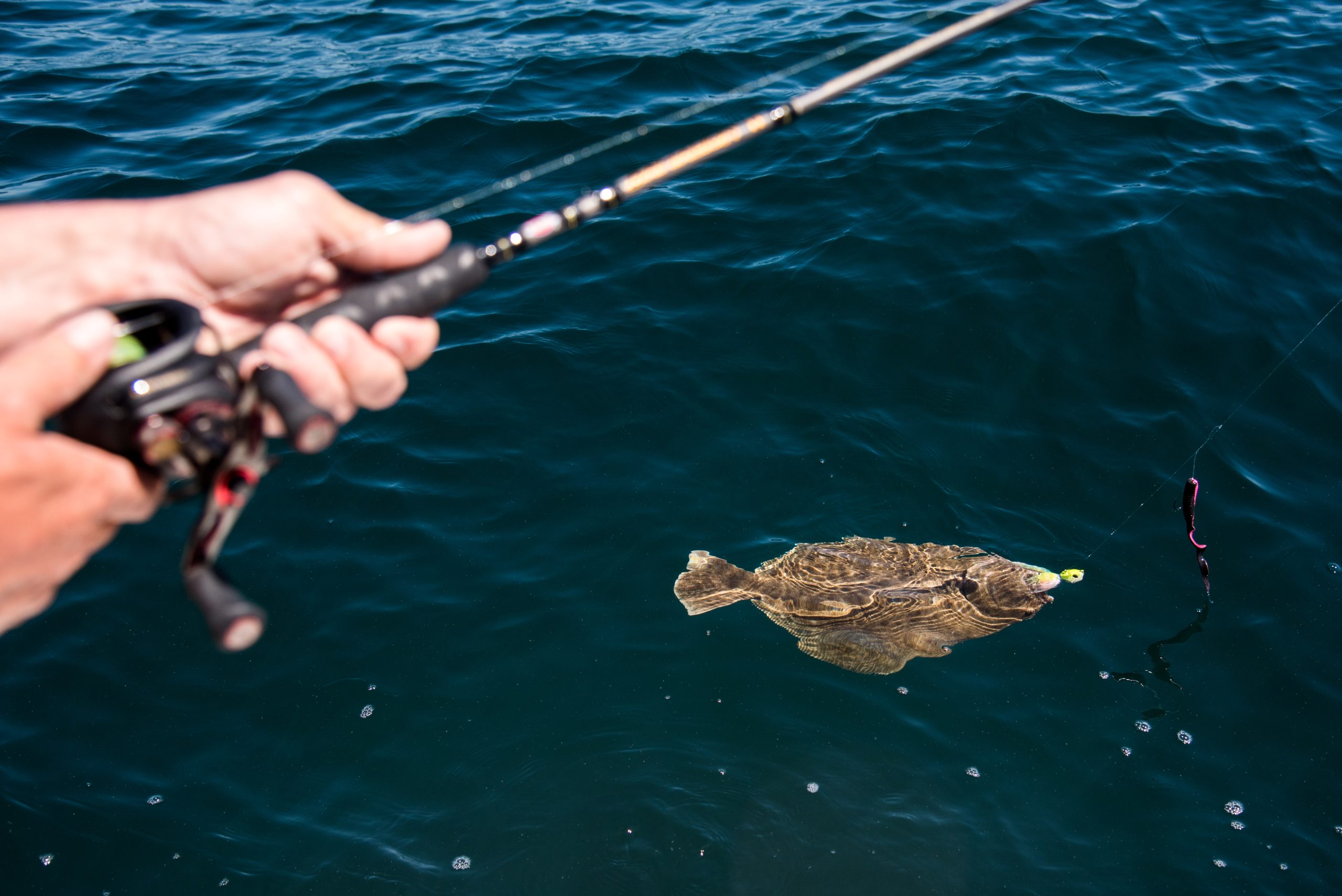 Fishing Hook Drifting Lure Fluke Rig Sea Bass Fishing Lure with
