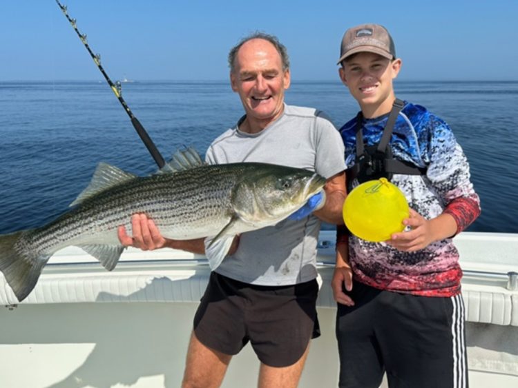 Seacoast NH Sportfishing striped bass