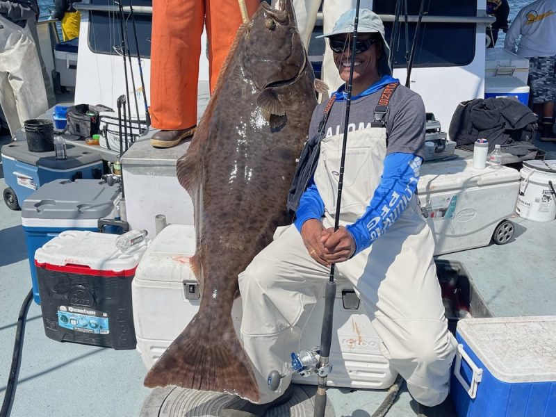 135-pound Halibut Caught off of Cape Cod - On The Water