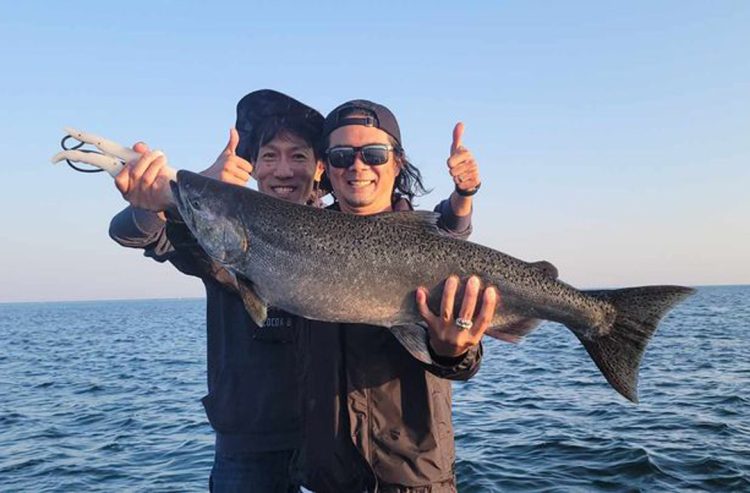 Aki and Taka of Dayton, Ohio salmon