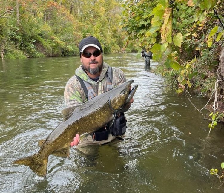 Mark D. from PA with green king salmon