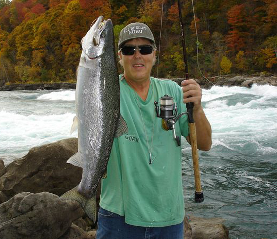 Mike Rzucidlo steelhead