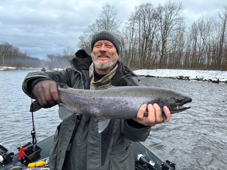 Tom P. with steelhead