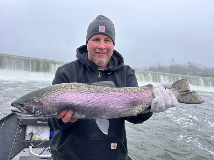 John T. with steelhead