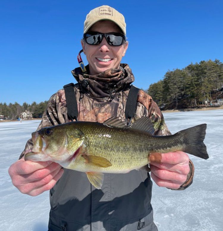 Steve Langton with largemouth bass
