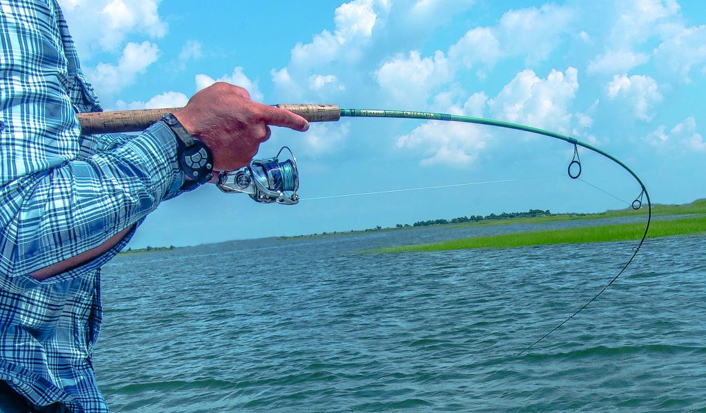 light-tackle jigging for fluke