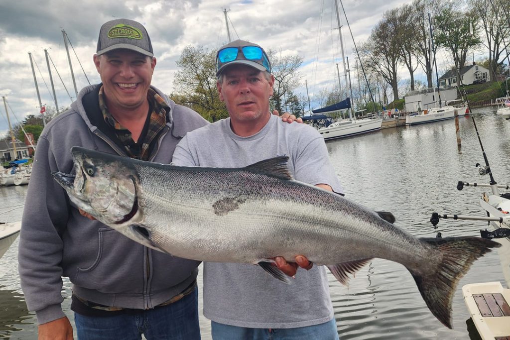 Capt. Roy Letcher with Kerry Reed