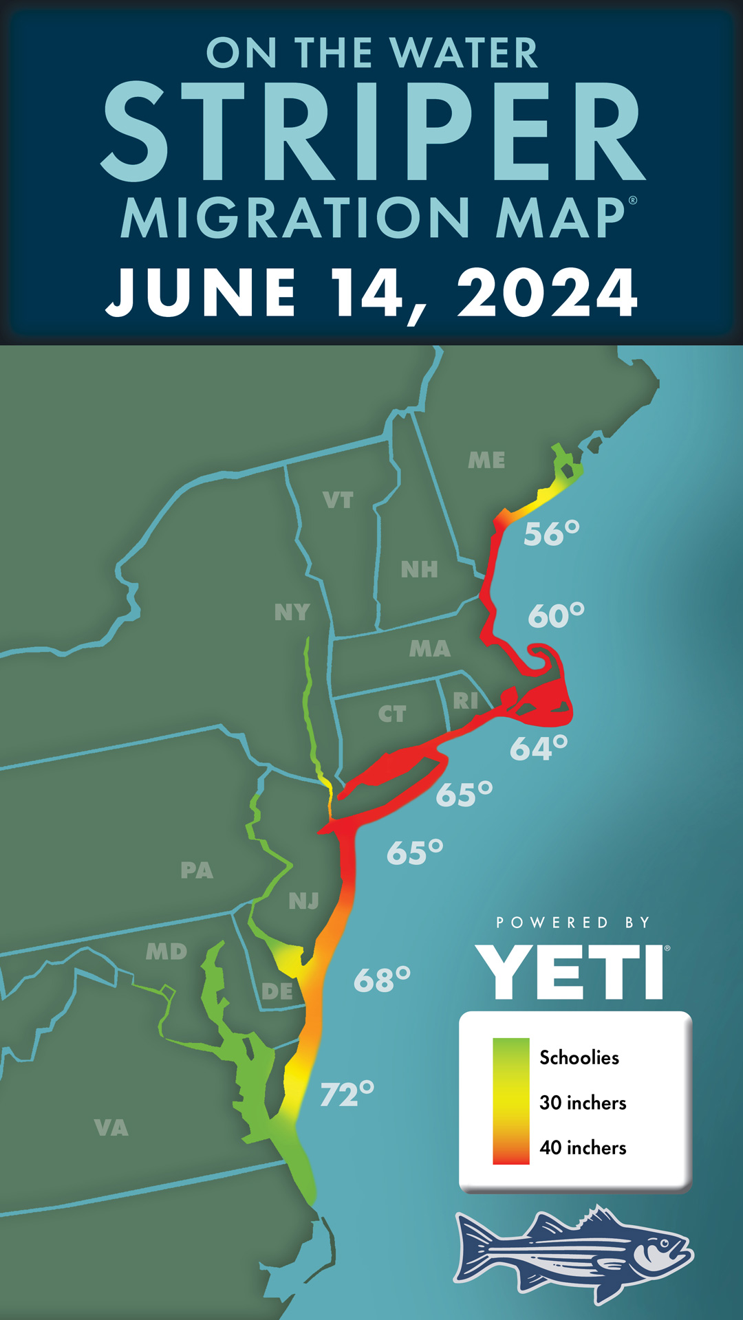 Striper MigrationMap 2024-06-14