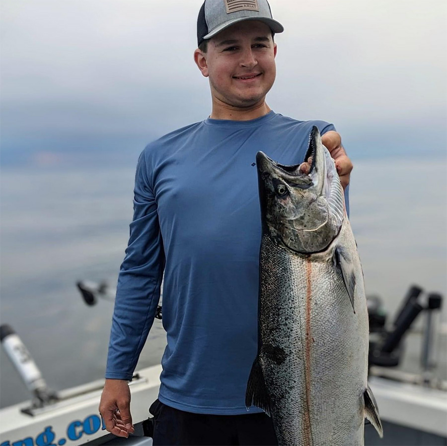 Walt D. with king salmon 