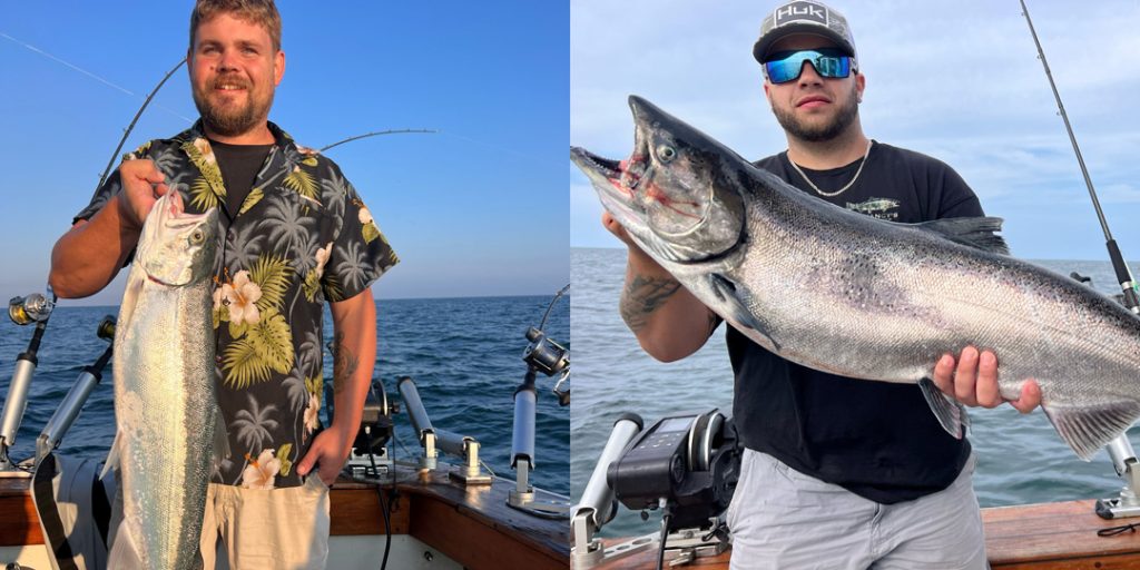 Oswego steelhead and salmon