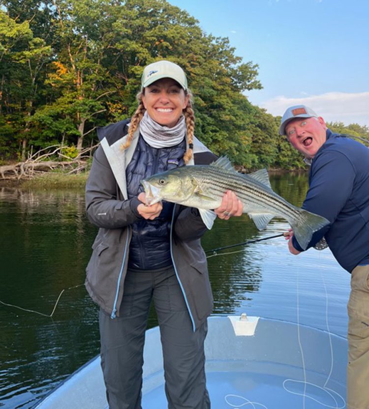 Diamond Pass Charters striped bass