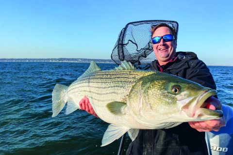 Trolling Eels for Trophy Striped Bass