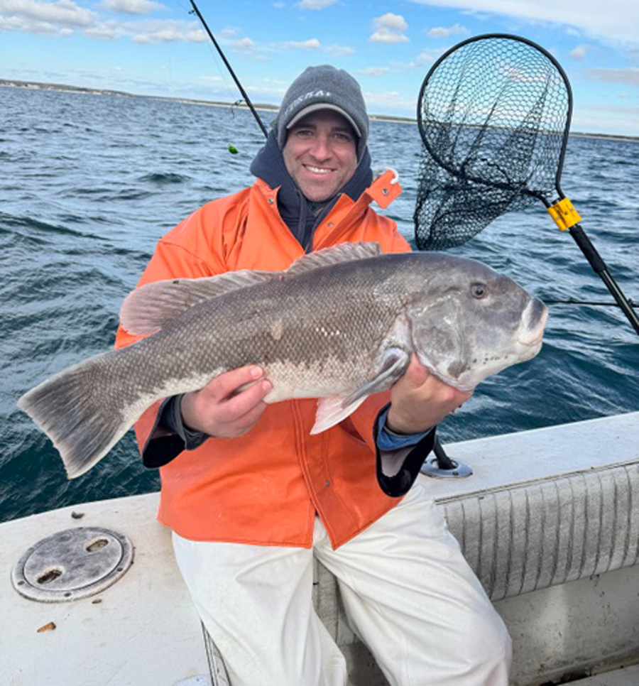 Jon Hyatt with tautog