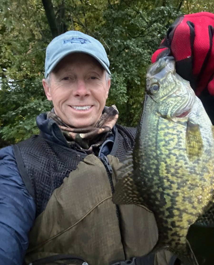 Steve Langton with crappie