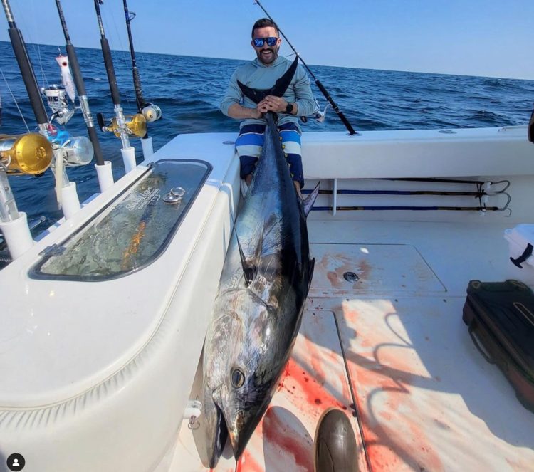 Joe Ferraro with bluefin tuna
