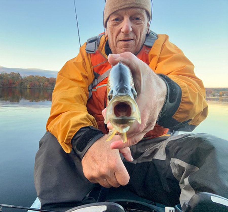 Billy Eicher with crappie