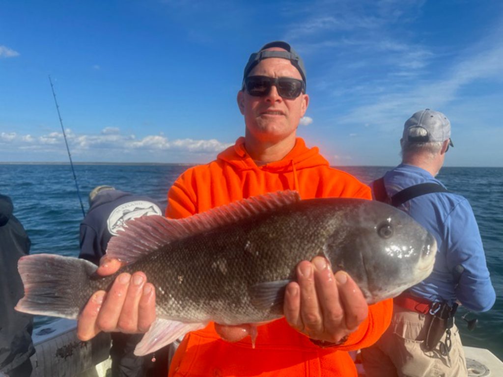 Keth Gott with tautog