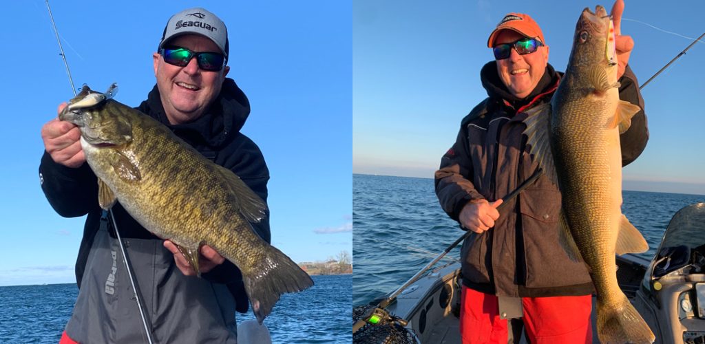 Capt. Frank Campbell smallmouth bass and walleye