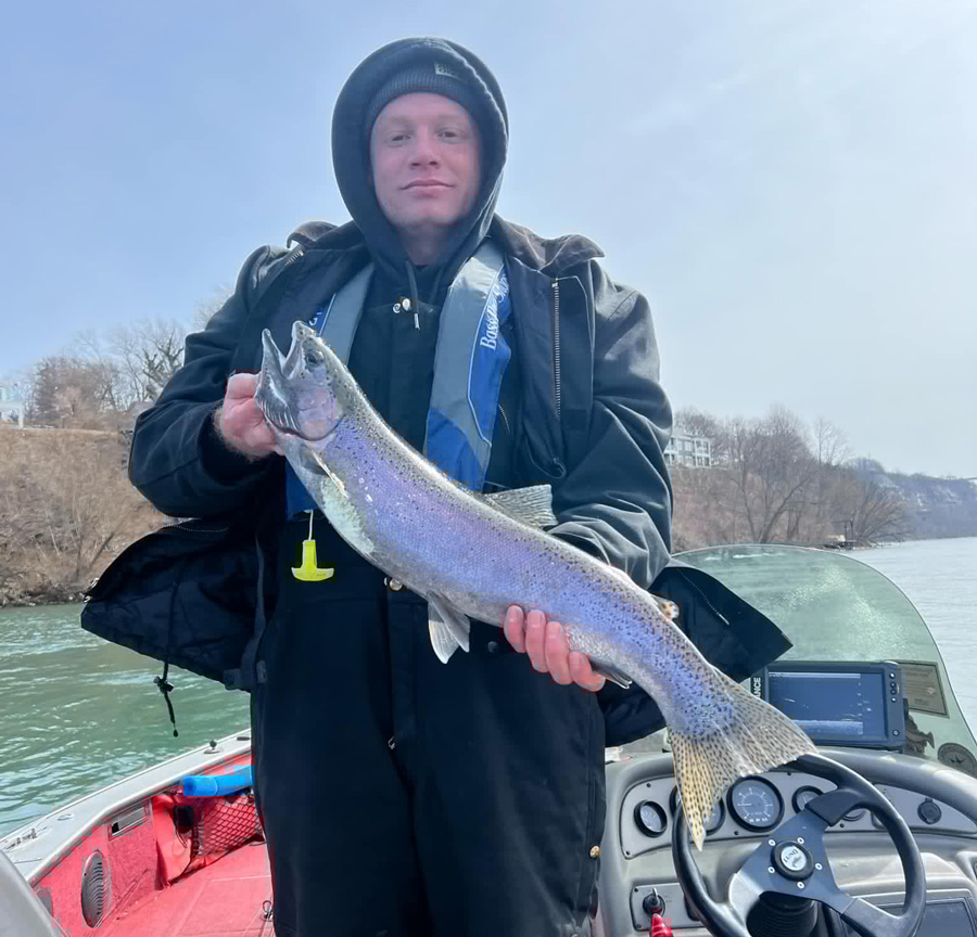 Mark Light with steelhead