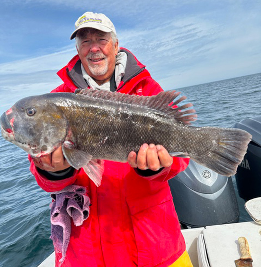 Alan Sharif with tautog