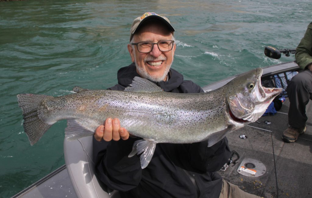 Dave Figura with steelhead