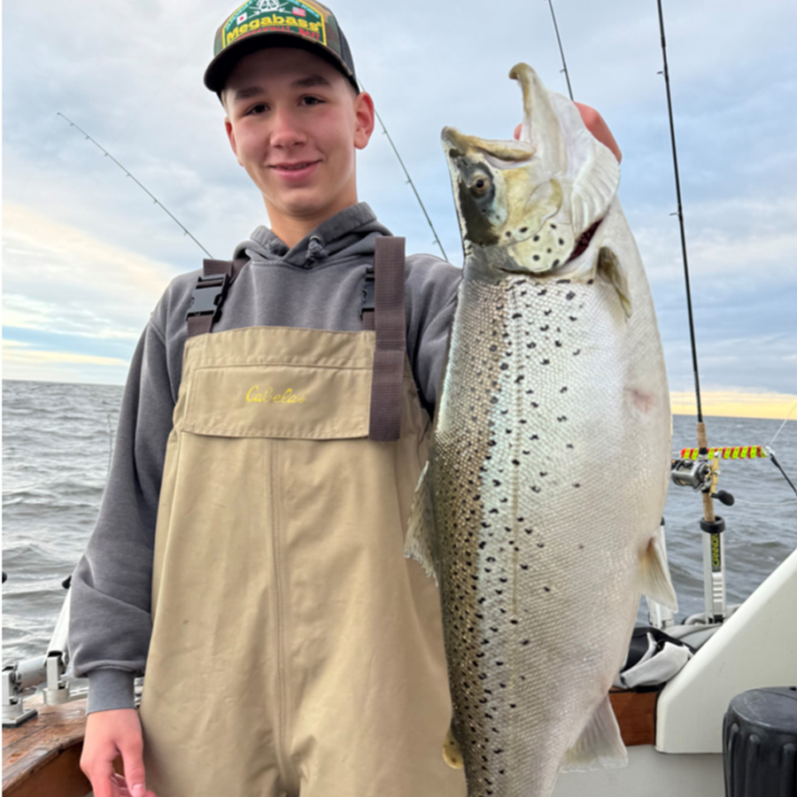 Doug with brown trout