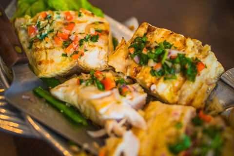 Recipe: Grilled Striped Bass with Compound Butter