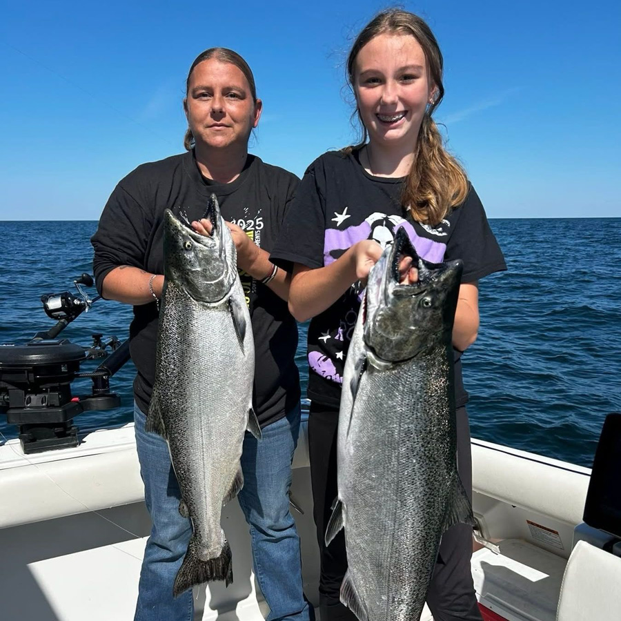 king salmon aboart TK Charters