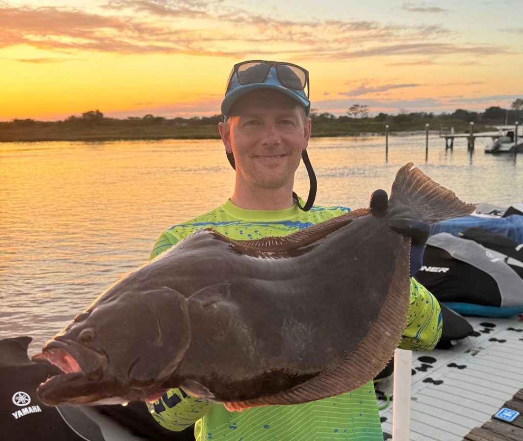 John Lettuce with fluke