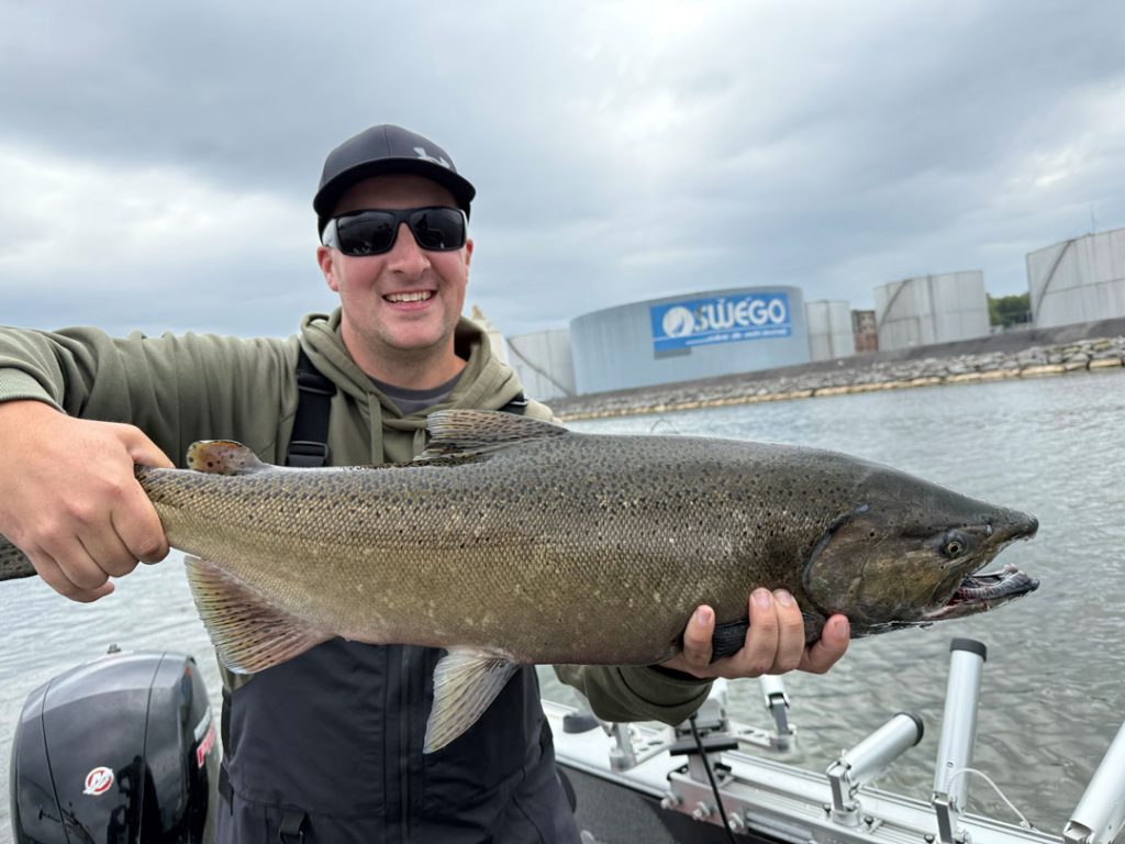 Nick M. with king salmon