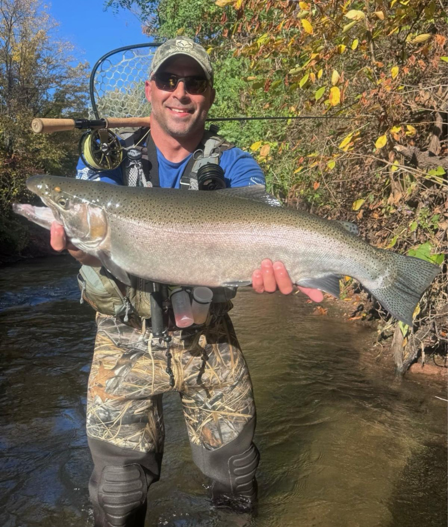Sam W with a dandy early Oak steelhead!