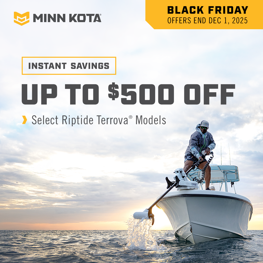 Humminbird and Minn Kota Black Friday Sales: Up to $500 off Trolling Motors and Fishfinders