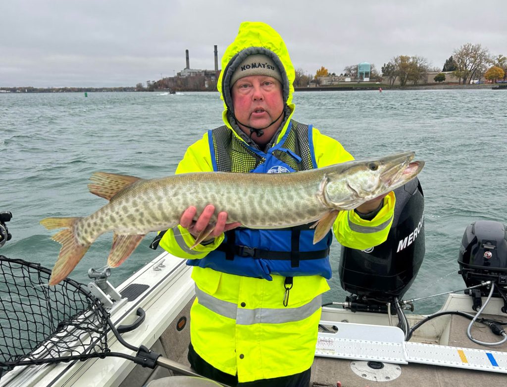 Bob Wittmann with musky