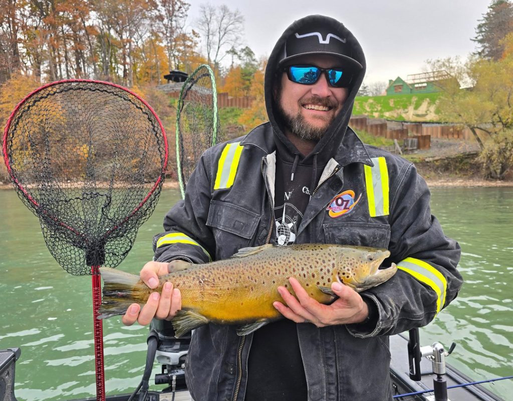 Chad from Texas with brown trout