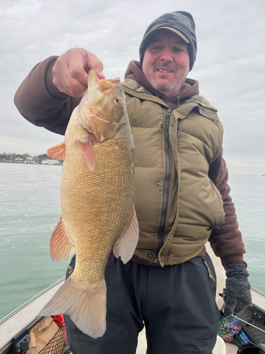 Don Gallagher with smallmouth bass