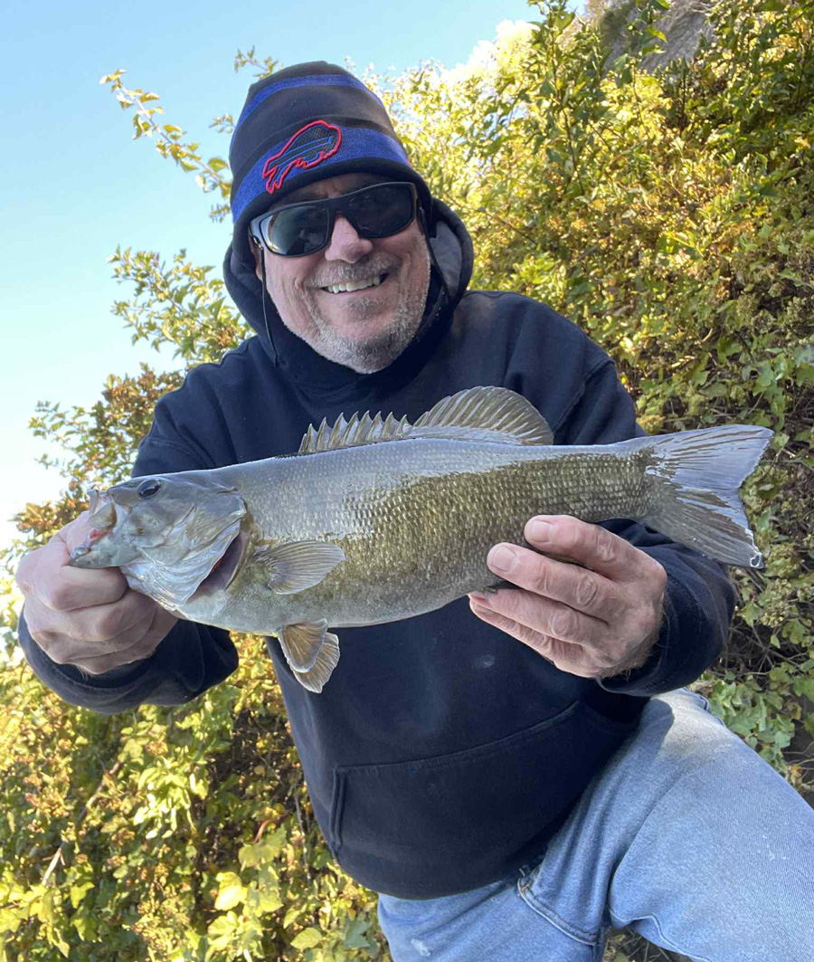 Mark Plennert with smallmouth
