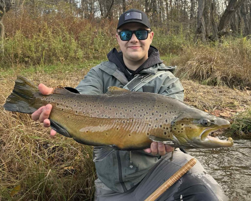 Tim with DSR brown trout