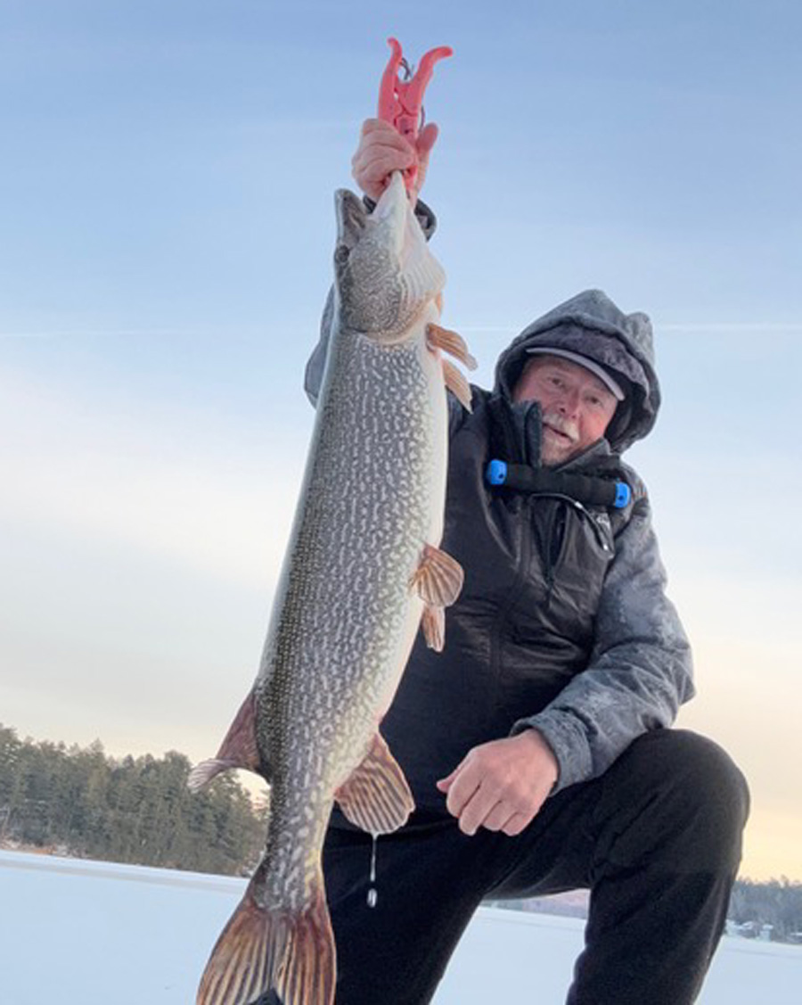 Dan Southwick with pike