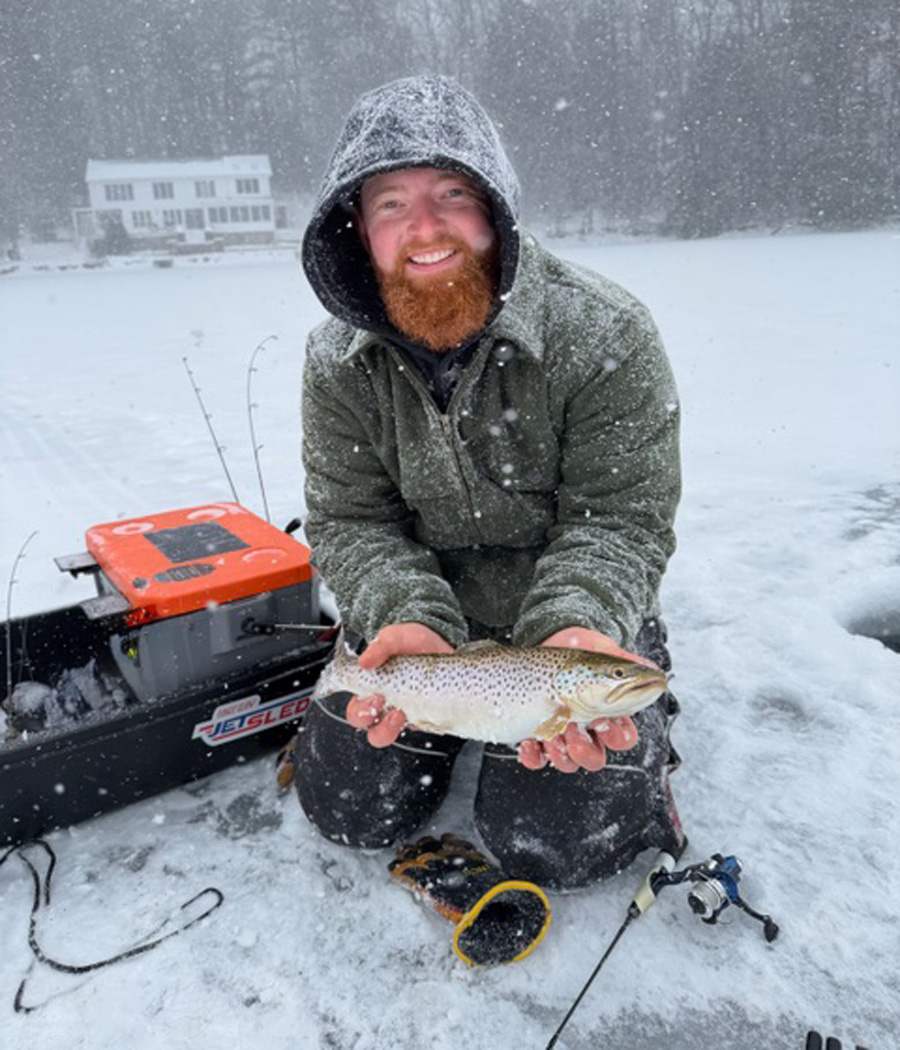 Andrew of Sebago Bait with brown trout