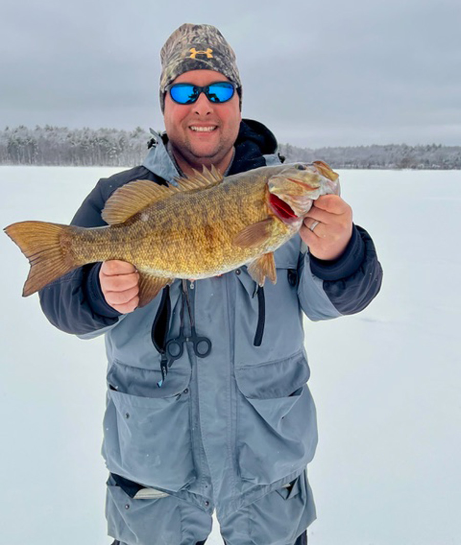 Rick Paone with smallmouth 