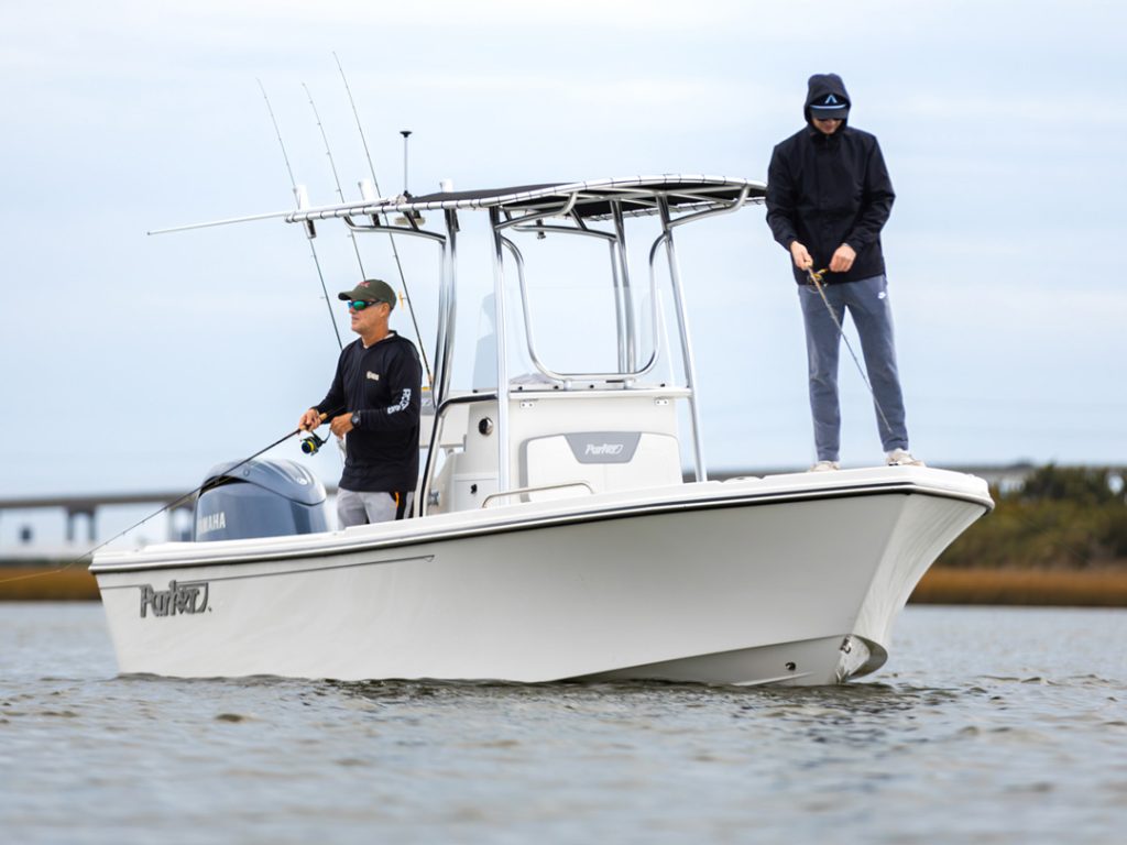 anglers on Parker 180 Coastal