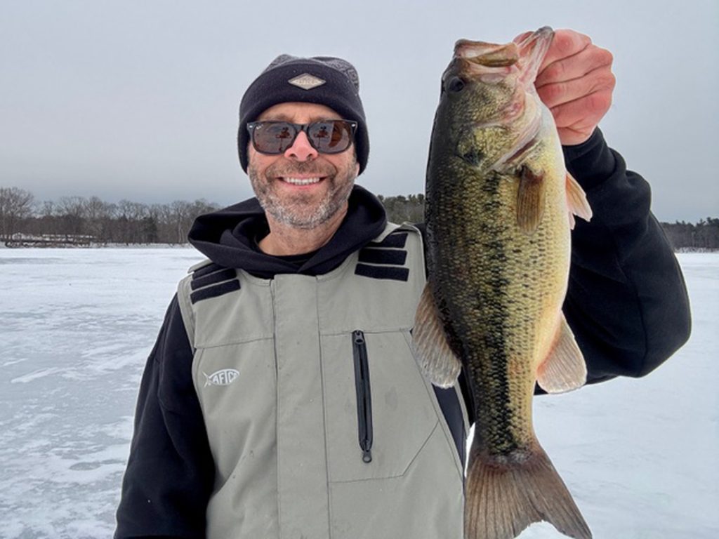 Ron with largemouth bass