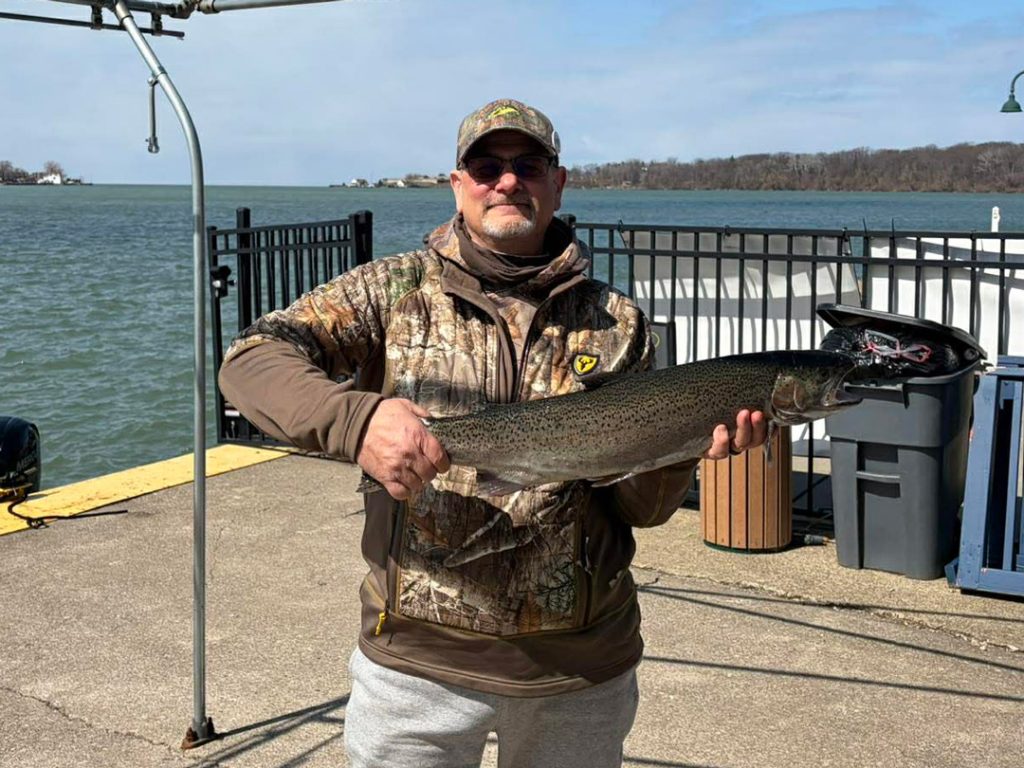 Frank Nati with steelhead
