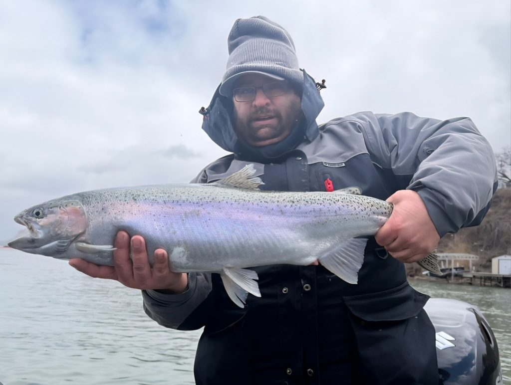Jeff McCulloch with steelhead