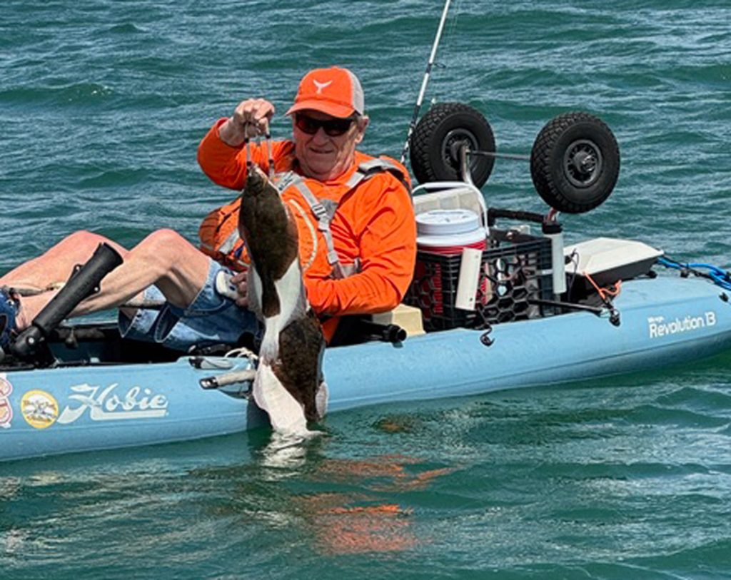 Billy Eicher during Sunday&rsquo;s Zobo Flounder Derby