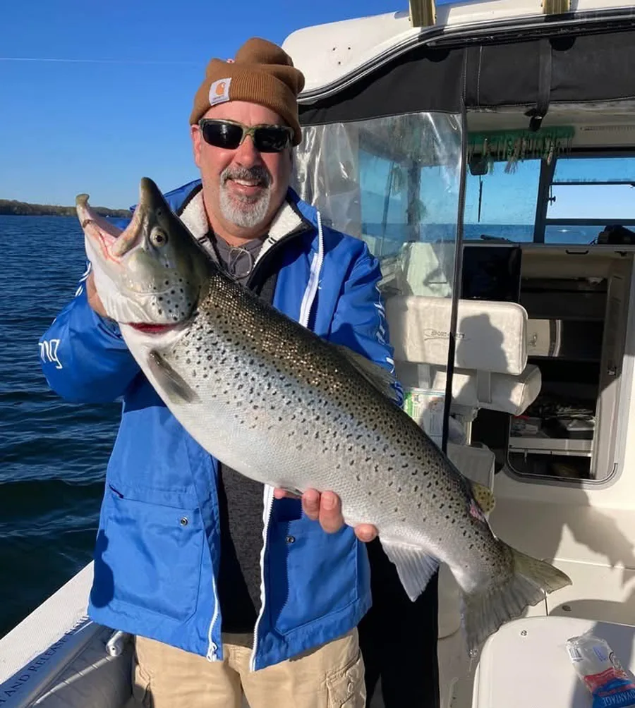 A big brown caught via Reel Silver Charters 