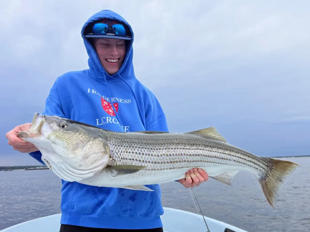 Zach Taylor with PB striper
